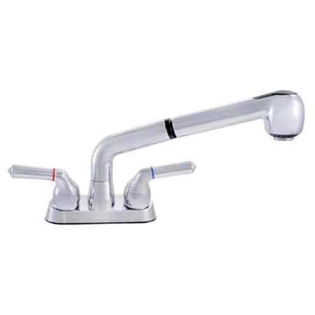 Ldr Industries LDR Global Industries 242440 Chrome 2 Handle Laundry Faucet 242440